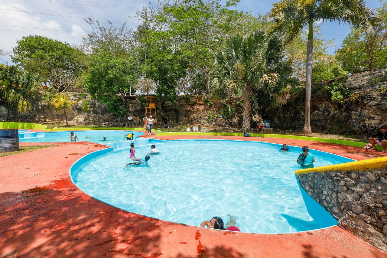 Piscinas del Acuaparque listas para recibir a las familias meridanas Cecilia Patrón