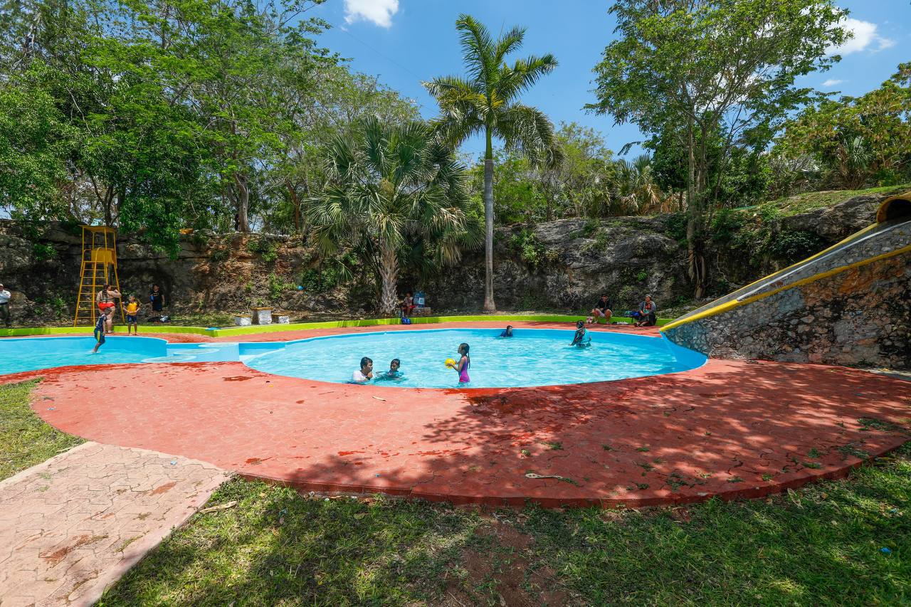 Piscinas del Acuaparque listas para recibir a las familias meridanas Cecilia Patrón