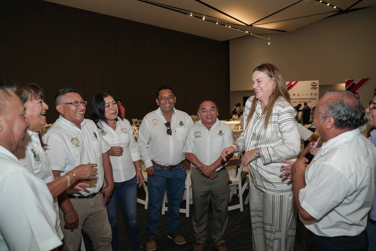 Reconoce Cecilia Patrón a las y los trabajadores yucatecos