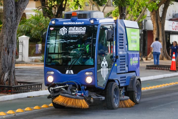 Anuncia Cecilia Patrón Programa de Limpieza Integral Mecanizada para las calles de Mérida