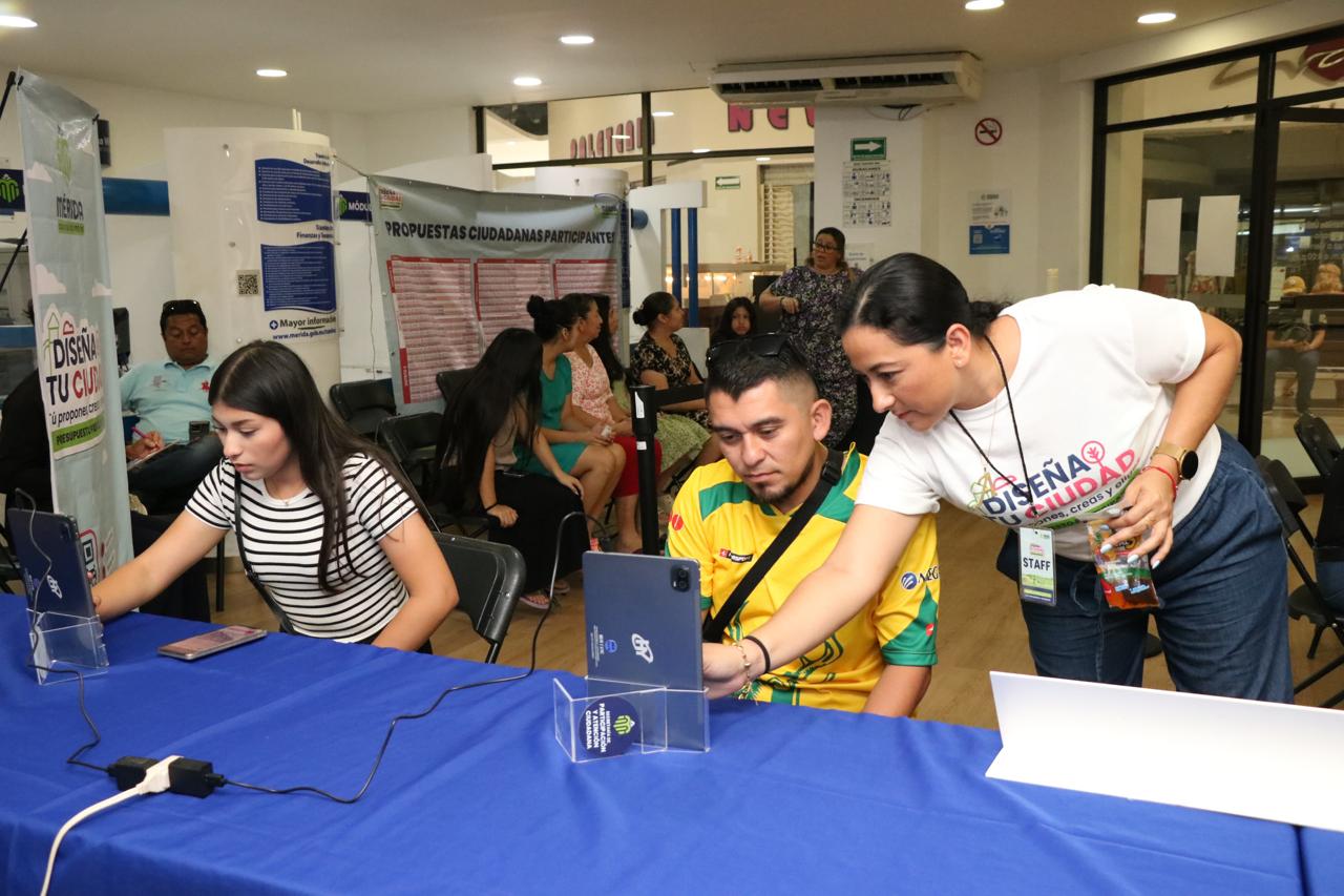 Felicita Cecilia Patrón a la y los meridanos por gran participación en votación de Diseña tu Ciudad