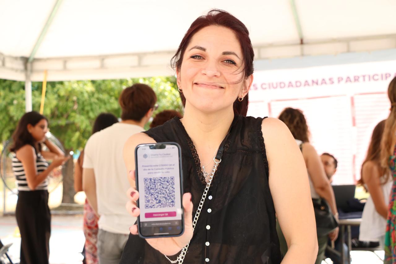 Felicita Cecilia Patrón a la y los meridanos por gran participación en votación de Diseña tu Ciudad