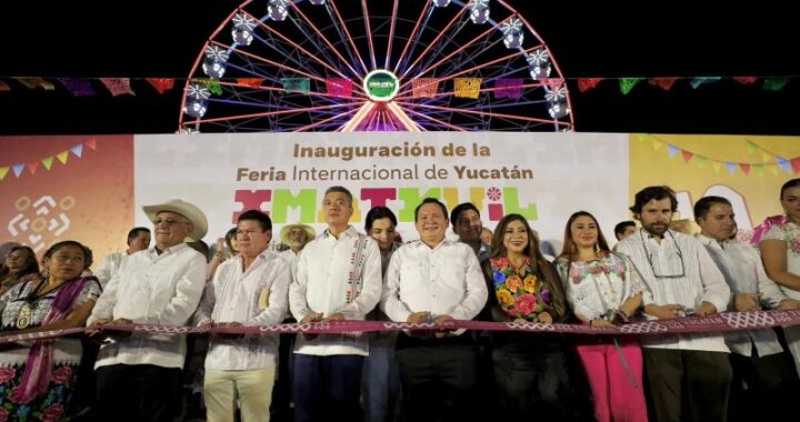 Inaugura Gobernador Joaquín Díaz Mena la Feria Internacional Yucatán Xmatkuil 2024