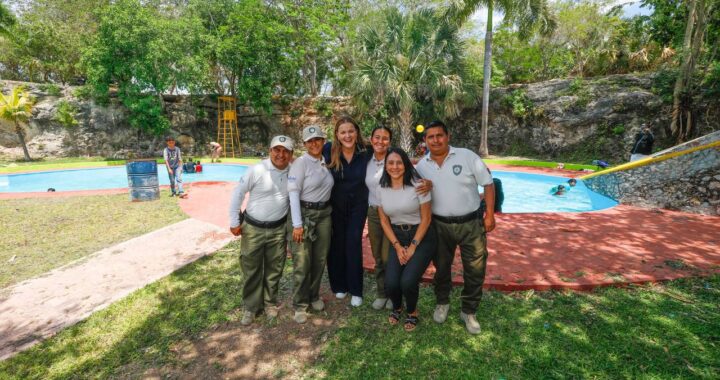 Piscinas del Acuaparque listas para recibir a las familias meridanas: Cecilia Patrón