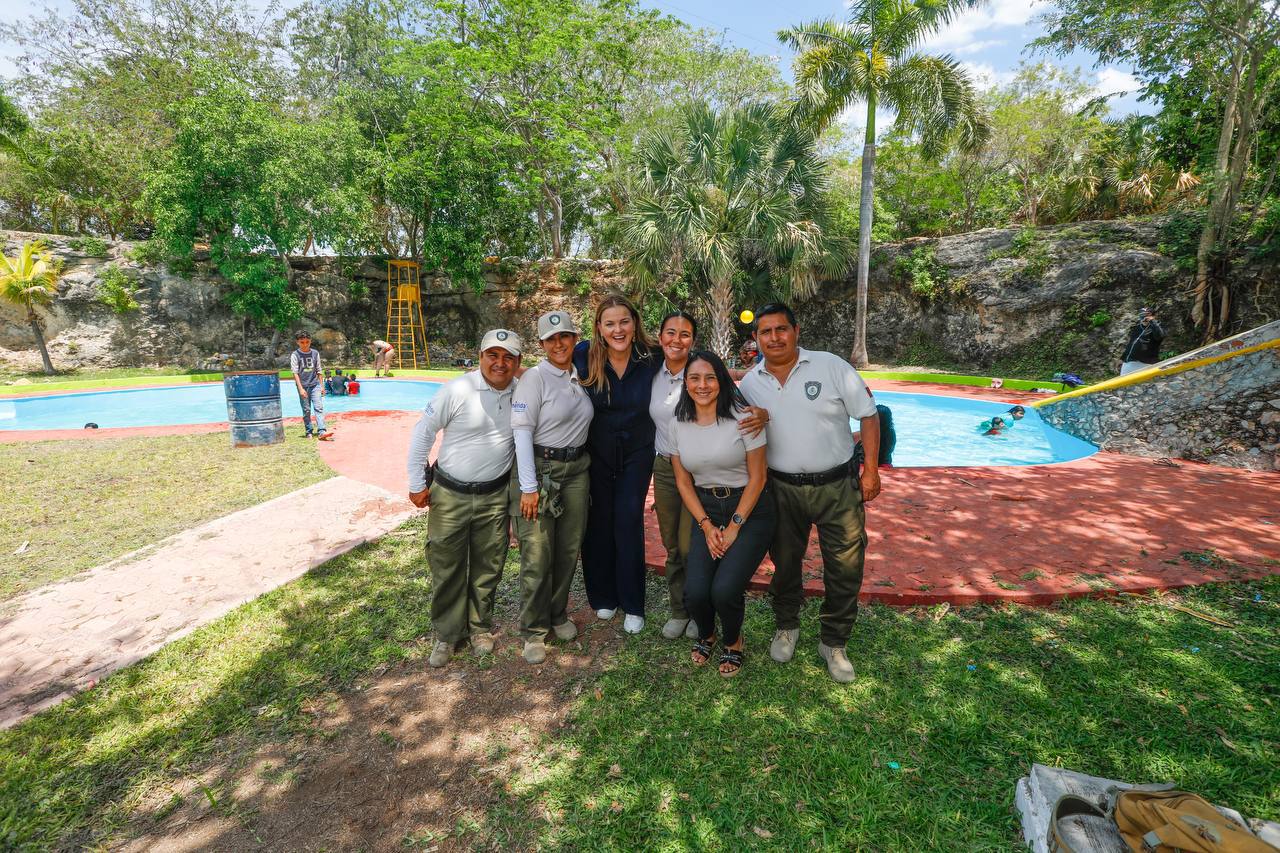 Piscinas del Acuaparque listas para recibir a las familias meridanas Cecilia Patrón