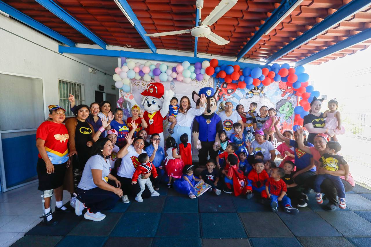 Celebra Cecilia Patrón a la niñez meridana: “Sean felices y jueguen mucho todos los días”