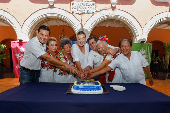 Destaca Cecilia Patrón el aporte de Mérida en Domingo a la vida comercial e identidad de la capital yucateca