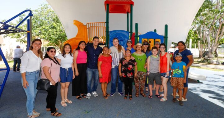 “Mejoramos los parques para que la comunidad se mantenga feliz y unida”: Cecilia Patrón