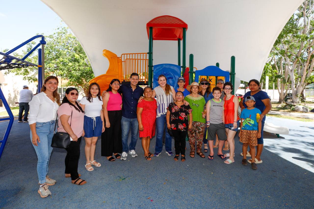 “Mejoramos los parques para que la comunidad se mantenga feliz y unida” Cecilia Patrón
